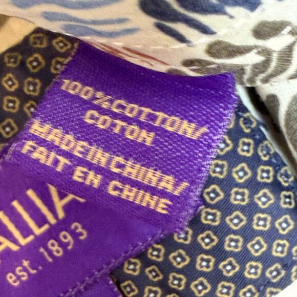 Tallia men's long-sleeve dress shirt multi-colored circular print size large - Picture 5 of 5